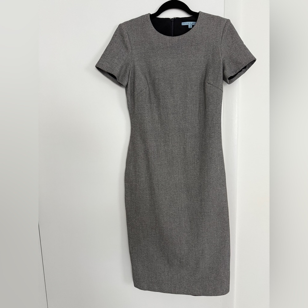 Antonio Melani Elegant Gray Women's Dress